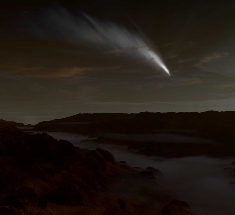 Illustration for article titled Mars vs. The Comet